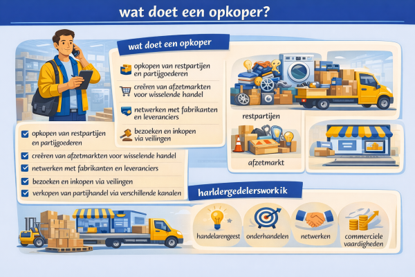 Alles over het beroep opkoper Wat doet een opkoper